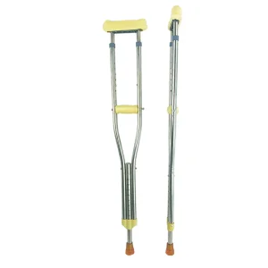 Adjustable Outdoor Aluminum Axillary Crutch Medical Under Arm Underarm Crutch Stick Buoyancy Aids Walking for Fracture