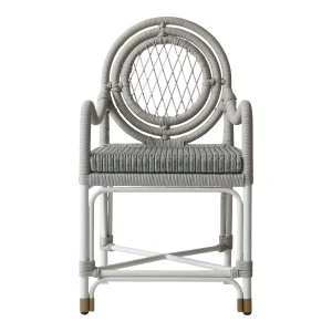 Eco-Friendly Rattan Chair with Backrest Luxury Event Chair Living Room Dining Accent Chair