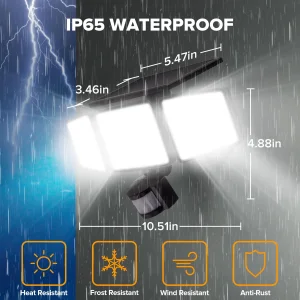 Cobalt Solar Floodlight Bold for Commercial Plazas