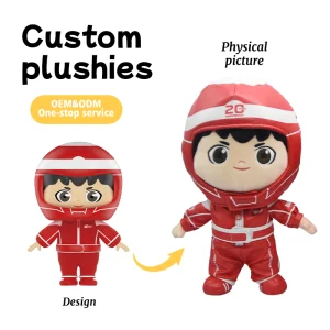 Mengqu Custom F1 Race Mascot Plush Figures