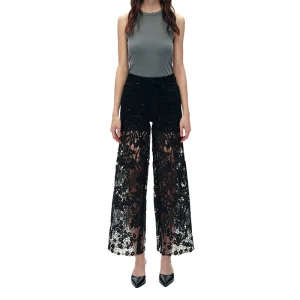 Calças de denim bordadas de alta qualidade personalizadas para mulheres, shorts de denim pretos com strass de alta elasticidade, tamanho grande
