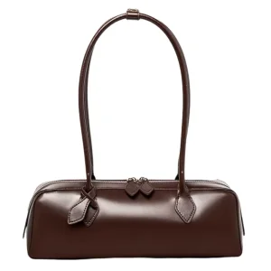 China Large Capacity Cowhide Underarm Bag