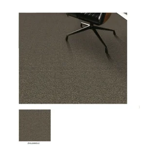 Nylon Loop Pile Carpet Tiles 50cm X 50cm PVC Backing Fire-Resistant Modular Flooring