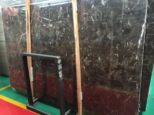 China Natural Dark Emperador Brown Marble Slabs