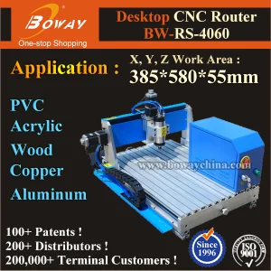 Wood PCB Soft Metal Aluminum Copper Desktop CNC Router Machinery