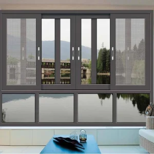 Ventana negra forma especial