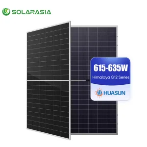 High Quality Huasun HJT Bifacial Solar Panels