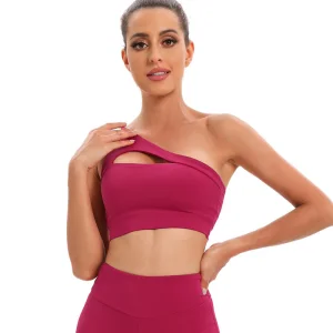 One Shoulder Sports Bra