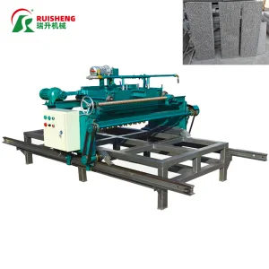 Fully Automatic Pneumatic Axe Cutter Pineapple Surface Litchi Surface Stone Processing Machinery
