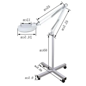 Top Quality 10X Ajustable Magnifying LED Floor Lamp