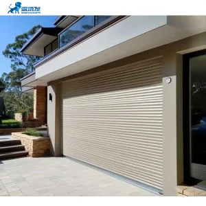 Aluminum Wind Resistant Rolling Shutter Garage Door
