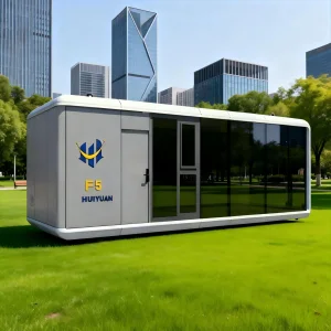 High Security Capsule House Featuring Reinforced Walls and Advanced Surveillance Systems