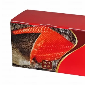China Manufacturer Hot Selling Wholesale Custom Stone Paper Corrugated Seafood Shipping Box