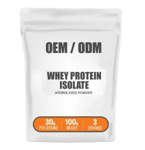 Private Label Unflavored Hydrolyzed Whey Protein Isolate Powder For Adult Muscle Growth Sport Supplement