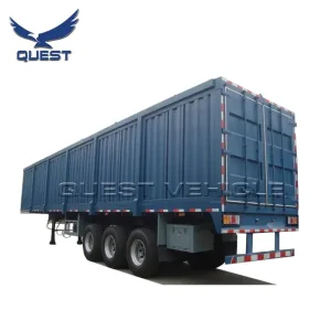 Utility Refrigerate Van Cargo Dry Opening Side Box Van Semi Trailer