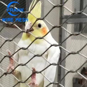 Boa Maciez Malha de Cabo de Aço Inoxidável Flexível para Aviário