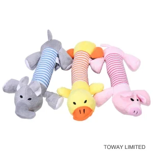 Juguetes de peluche ecológicos para mascotas con sonido, accesorios para el juego de perros