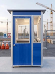 كشك أمني زجاجي منزلق