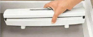 Dispensador de Filme Plástico Caixa de Suporte para Alimentos Puxe Pressione o Filme Alumínio Kw003_1