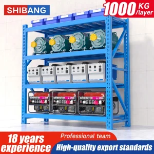 Factory Direct 4-Layer Heavy Duty Boltless Adjustable Rack