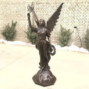 Life Size Metal Casting Bronze Angel Statue Sculpture for Indoor Outdoor Decoration