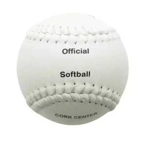 Custom Training Quality Softball Balls White 12 Inch Pelotas De Softbol Leather Suture Slow Pitch Softball Balls