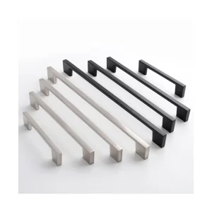 192mm Drawer Matt Black Aluminium Kitchen Cabinets Door Pull Handle Home Furniture Wardrobe Pulls and Knobs