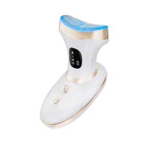 Dispositivo de Belleza para la Cara y el Cuello con Luz Roja, 3-in-1 Herramienta de Masaje Facial