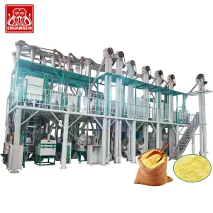 High Speed Multi-Function Agricultural 50 Ton Electric Posho Flour Mill Maize Milling Production Line for Sale