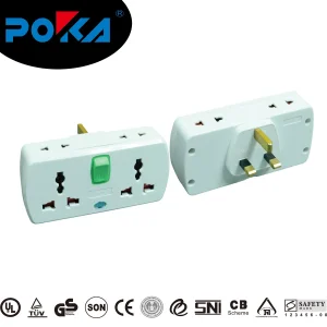 Adaptador de Tomada Multi Internacional com Interruptor