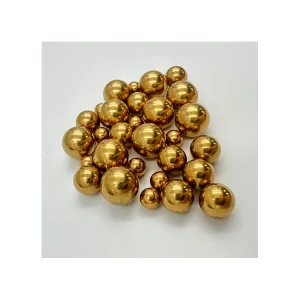 Copper Ball Solid Brass Ball Copper Ball Can Be Punched Precision Conductive Valve 2mm 3mm 4mm 5mm H62 Copper Ball