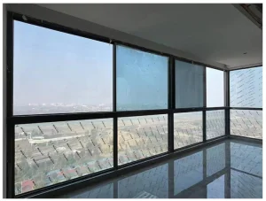 Residential Office Panoramic Floor-to-Ceiling Double Sliding with Insulated Advanced UPVC Window and Aluminium Window