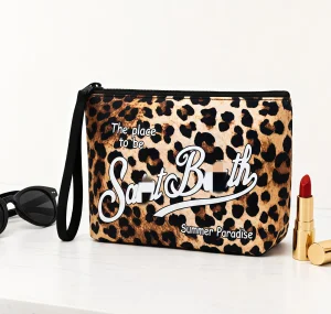 RTS Fashionable Large Capacity Neoprene Makeup Bags for Women Custom Waterproof Cosmetic for Toiletry Travel Purse Case Zipper