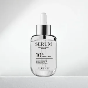 Suero facial orgánico iluminador antiacné con ácido azelaico