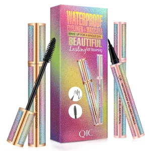 Hot Selling New Eyeliner Easy to Color Matte Waterproof Liquid Black Eyeliner and Mascara Set