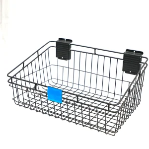 Supermarket Metal Wire Mesh Storage Basket