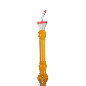 OEM Shatterproof Plastic Yard Cup with Straw