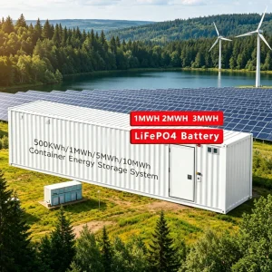 1mwh Lifepo4 Lithium Ion Battery Storage Container for Solar Power Grid Energy Storage System 6000 Cycle Life 10 Year Warranty