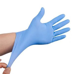 Luvas de Detecção Descartáveis de Boa Qualidade Luvas de Nitrilo para Salão de Cabeleireiro
