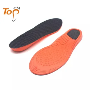 Customized Sports Shoes Shock Absorption Massage PU Foam Plantar Fasciitis Insoles