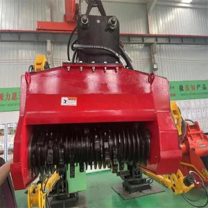 Hydraulic Excavator Attachments 20ton Land Clearing Machine Forestry Mulcher