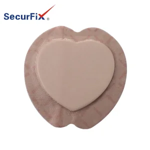 Securfix Sacrum Silicone Foam Dressing with Border 18cm*18cm Super Absorbent Skin Friendly Pressure Ulcer