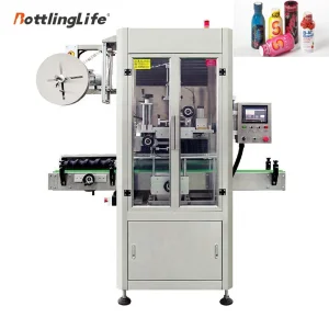 High Precision PVC Neck Banding Shrink Sleeves Labels Machine Manufacturer with Shrink Tunnel