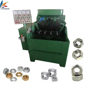 Automatic Thread Cutting Machine 4 Spindle Small and Big Nut Tapping Machine
