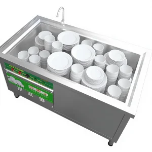 Dunhuang SQ-60-80 Commercial Ultrasonic Fully Automatic Dishwasher for Restaurants Canteens & Kindergartens
