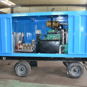 Power Plant Boiler Tube Cleaning System with Heavy Duty High Pressure Cleaner