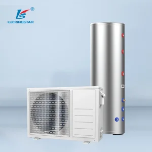 Chinese Factory Sales Multi-Purpose Dhw Water Heater Outdoor Unit Hybrid Electric Domestic Air Source Hot Water Heat Pump