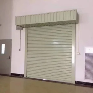 Robust Galvanized Steel Automatic Fireproof Smoke Control Industrial Roller Shutter Door for Parking