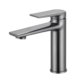 Premium Brushed Nickel Bathroom Faucet Single Handle Basin Mixer Modern Design High Quality Brass Cold Hot Water Tap