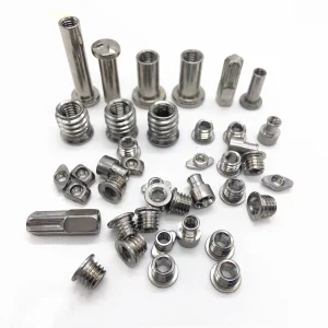 OEM Non-Standard Stainless Steel Internal and External Threaded Slotted Nuts